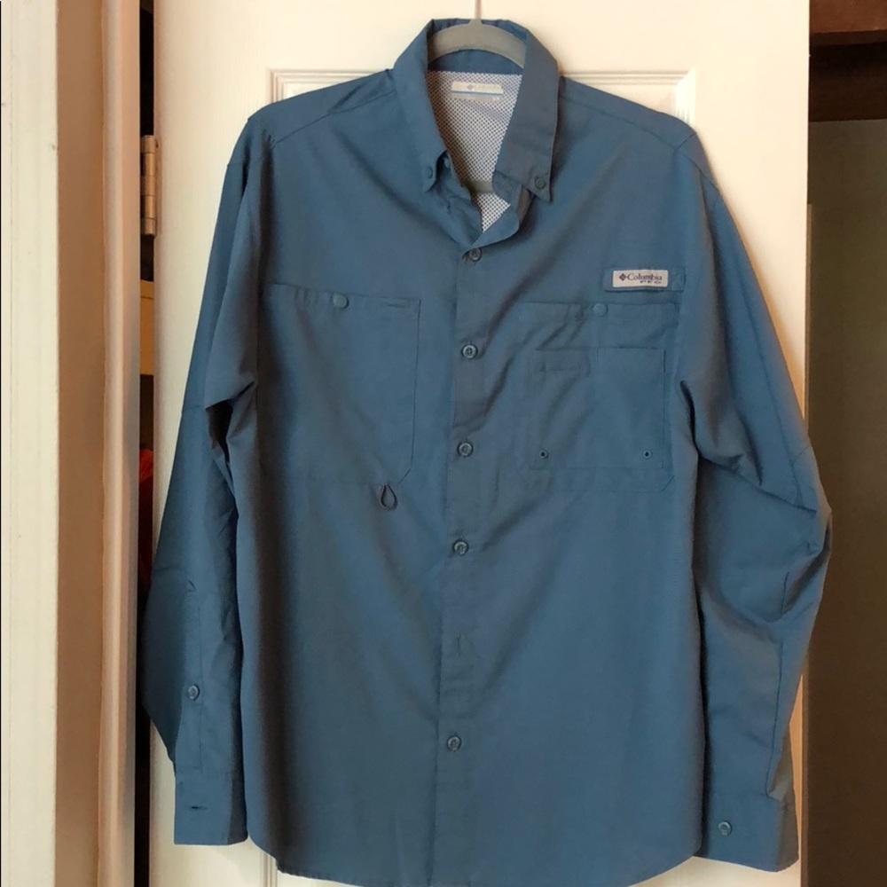 Columbia PFG L/S button down.